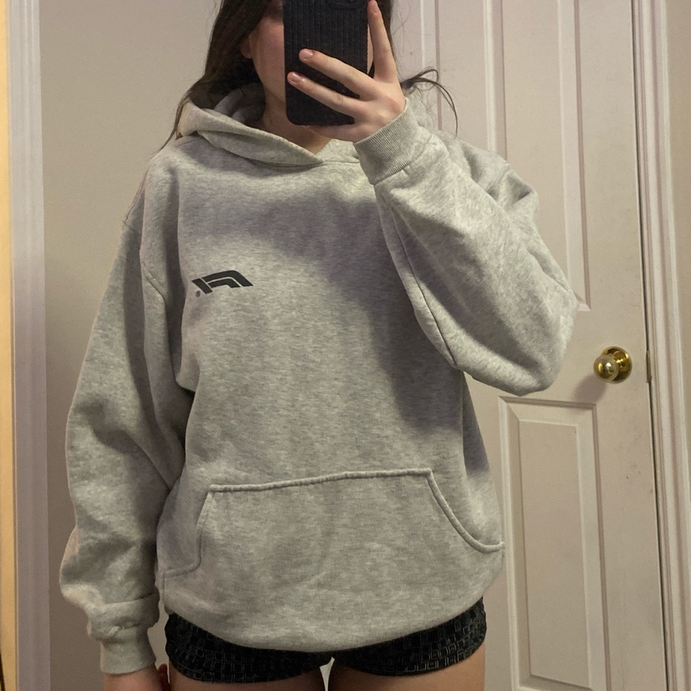 grey F1 hoodie